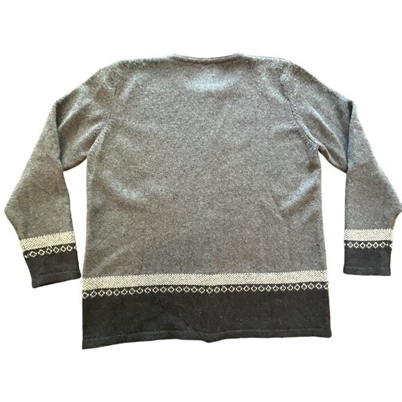 Castle of Ireland Womens Cardigan Sweater Merino Wool Angora Medium Vtg Flaws - Picture 2 of 16